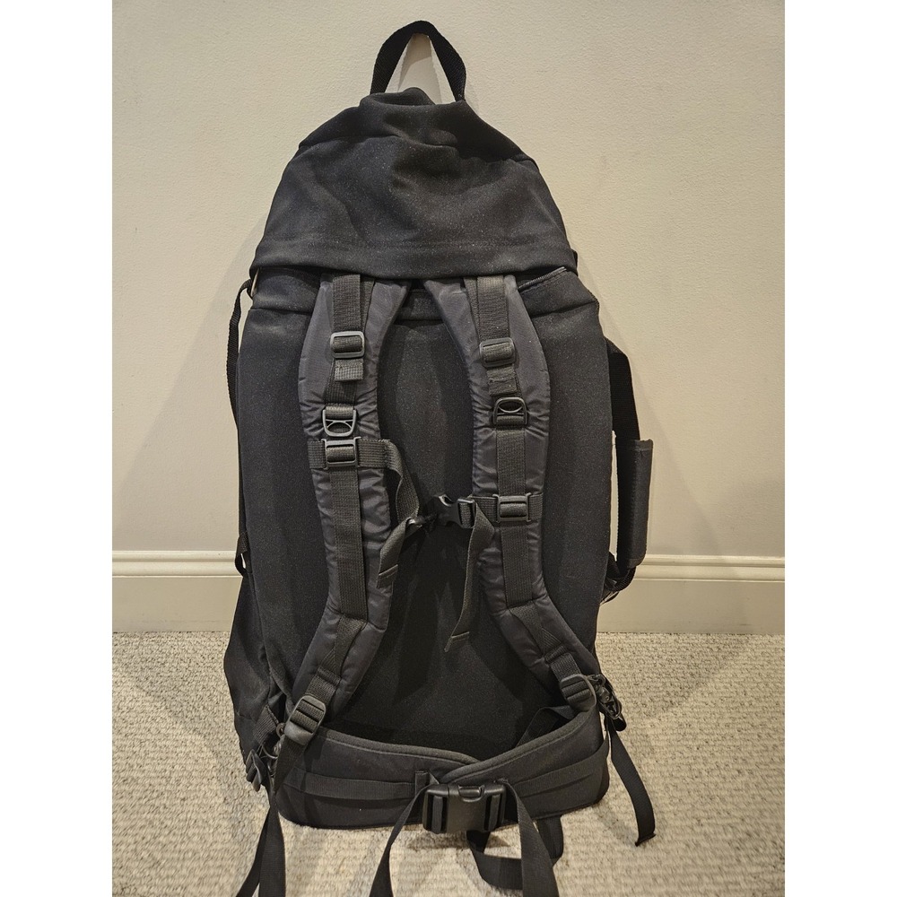 JANSPORT Hiking BACKPACK With Removable Day Pack Black Internal Frame EUC Tall - Picture 3 of 11